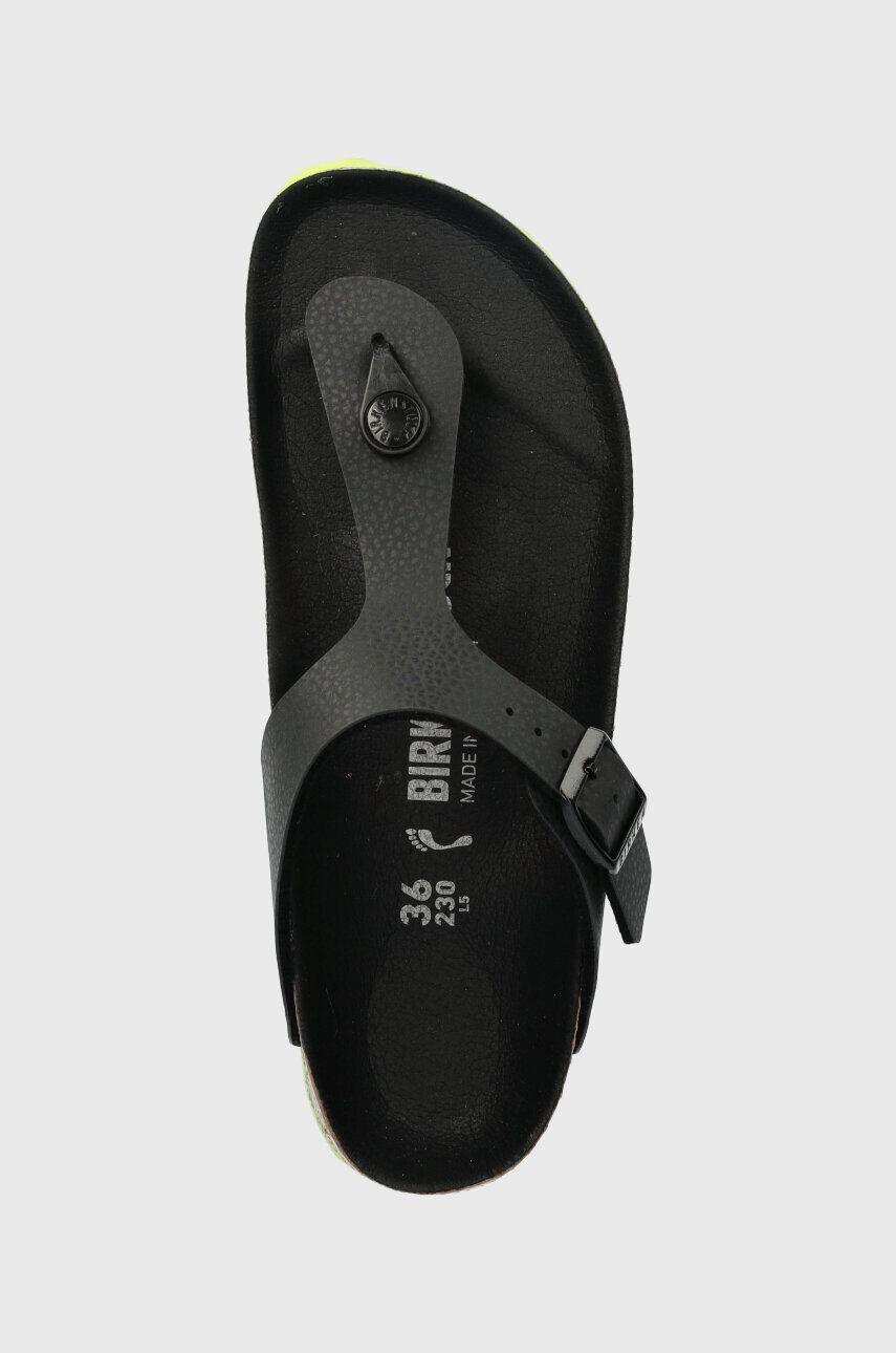 Birkenstock slapi copii culoarea negru - Pled.ro