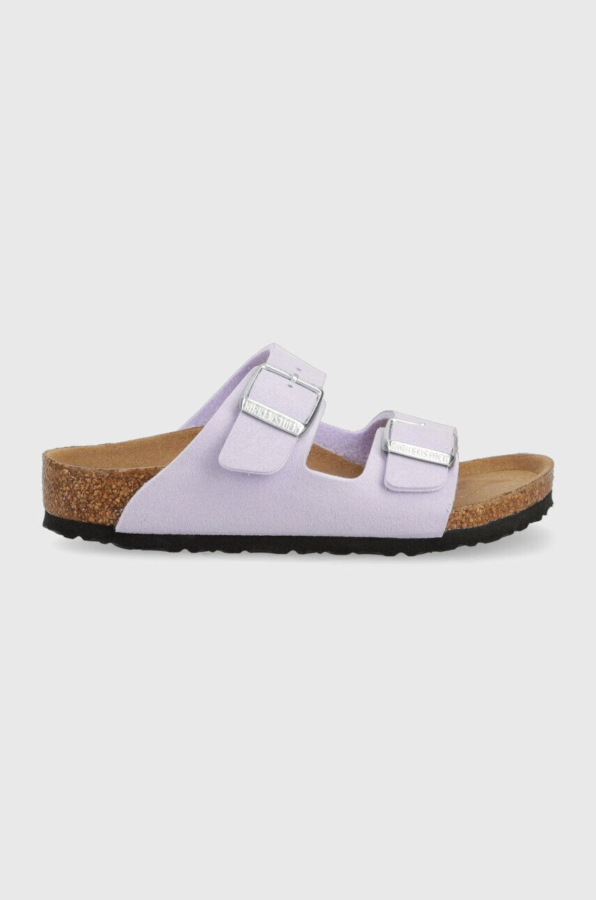 Birkenstock slapi copii culoarea violet - Pled.ro