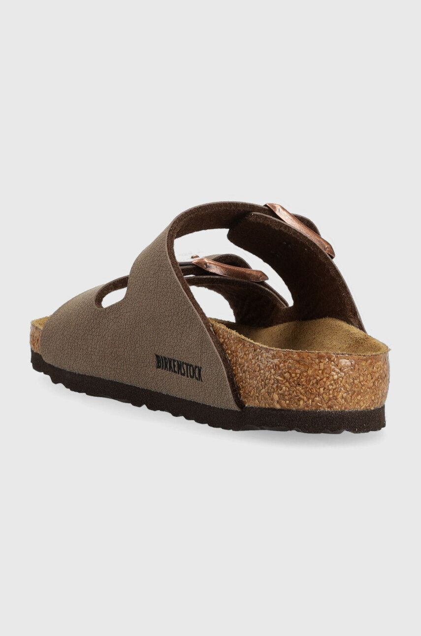 Birkenstock slapi copii Arizona culoarea maro - Pled.ro