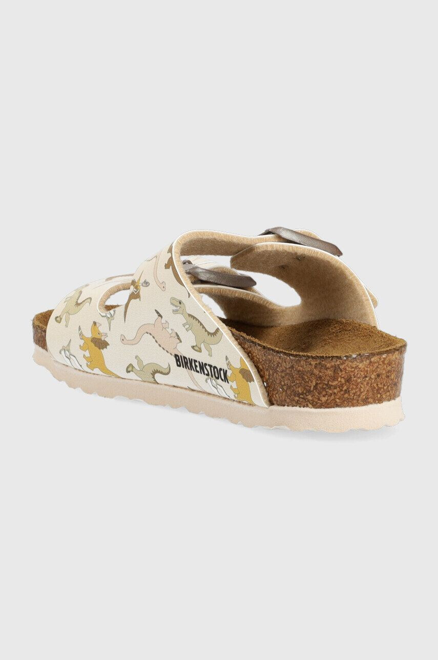 Birkenstock slapi copii Arizona culoarea bej - Pled.ro