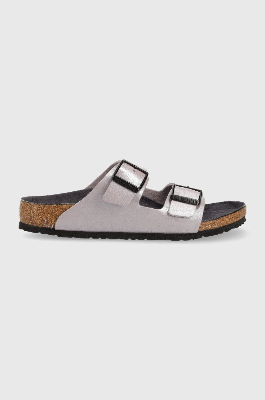 Birkenstock slapi copii Arizona culoarea violet - Pled.ro