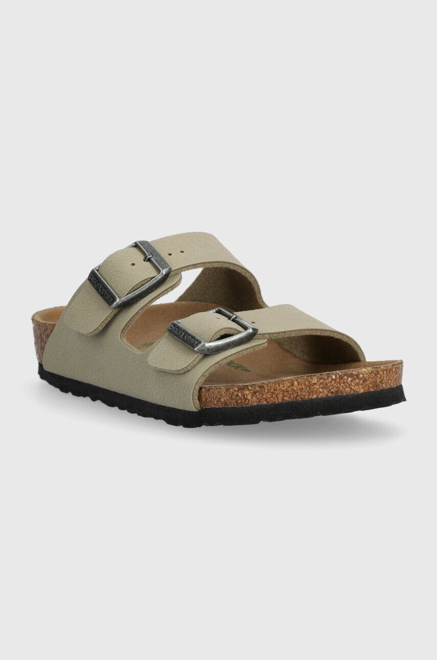 Birkenstock slapi copii Arizona culoarea bej - Pled.ro