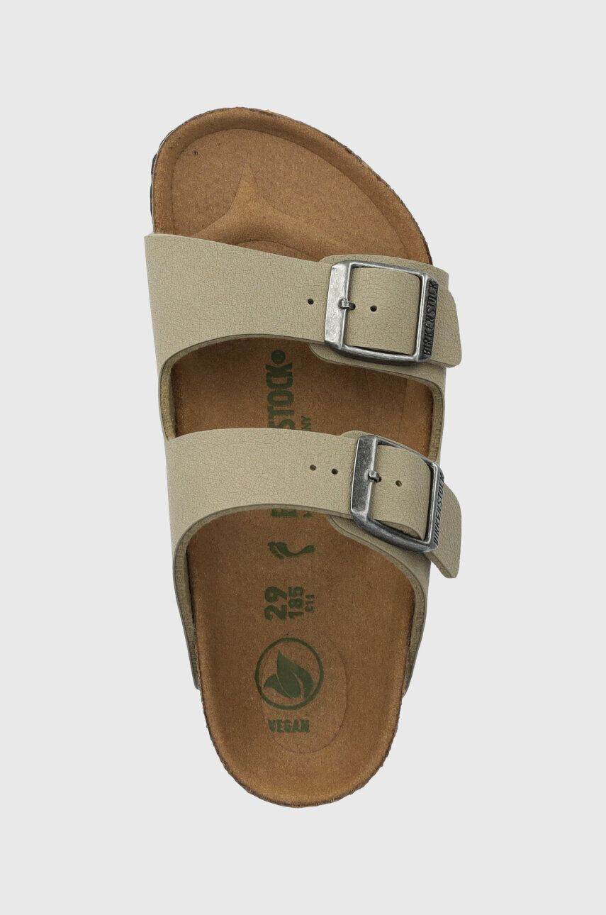 Birkenstock slapi copii Arizona culoarea bej - Pled.ro