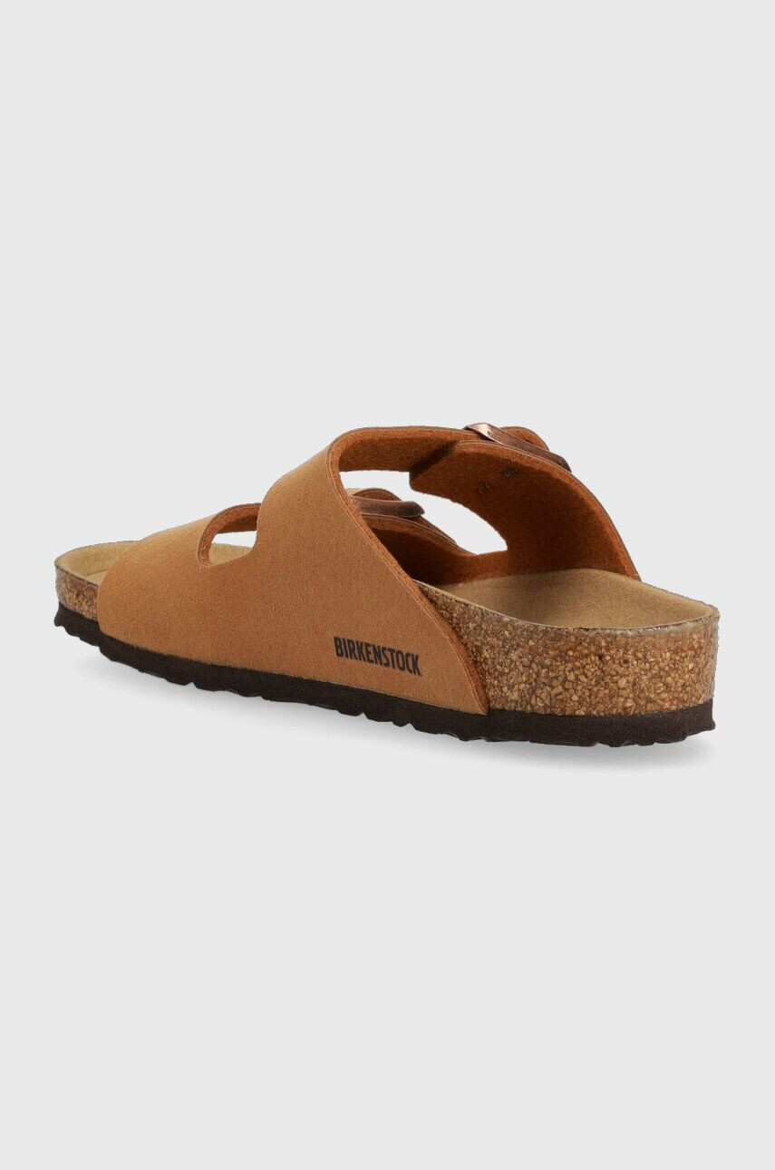 Birkenstock slapi copii Arizona culoarea maro - Pled.ro