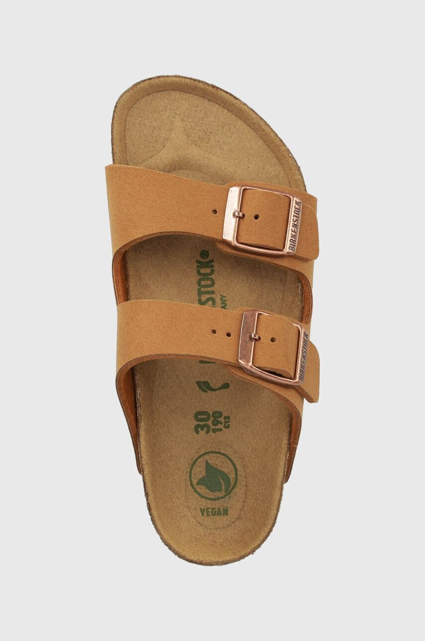 Birkenstock slapi copii Arizona culoarea maro - Pled.ro