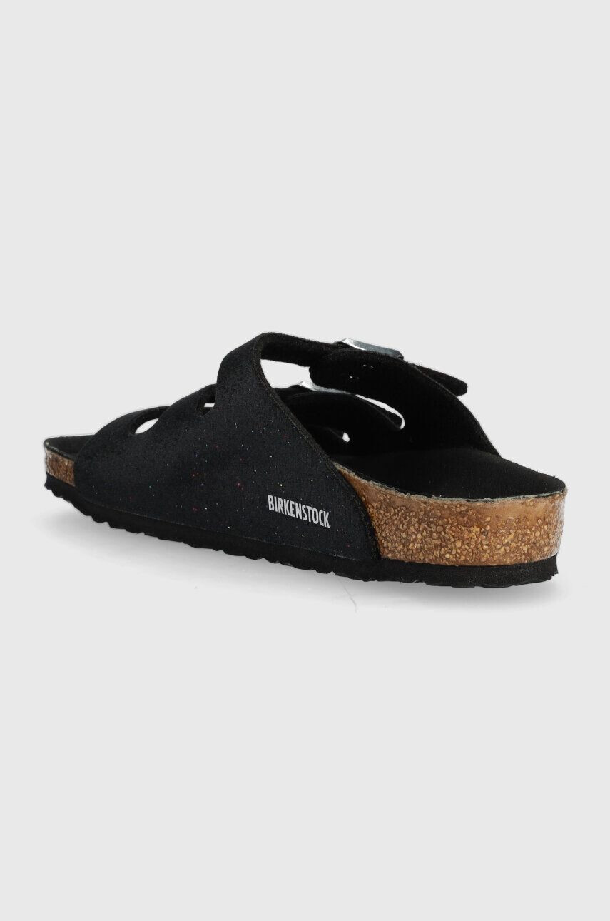 Birkenstock slapi copii Florida culoarea negru - Pled.ro