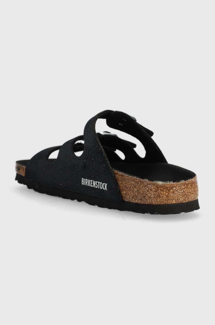 Birkenstock slapi copii Florida culoarea negru - Pled.ro