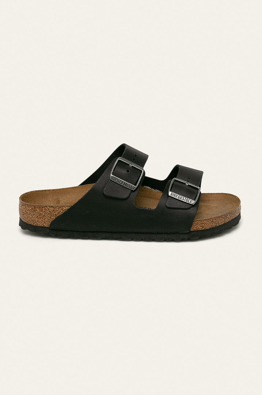 Birkenstock șlapi de piele Arizona 752481-BLACK - Pled.ro