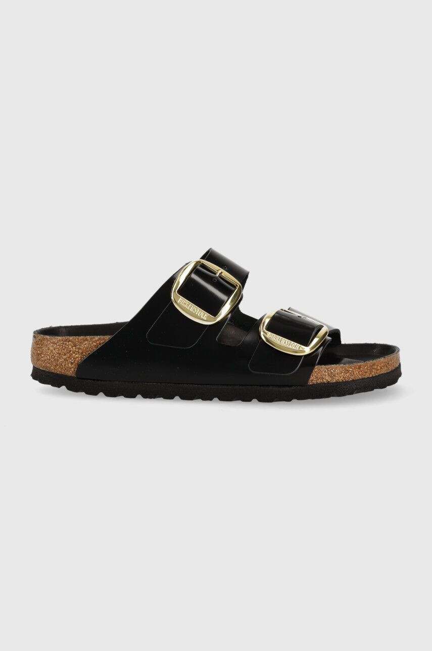 Birkenstock slapi de piele Arizona femei culoarea negru 1021476 - Pled.ro