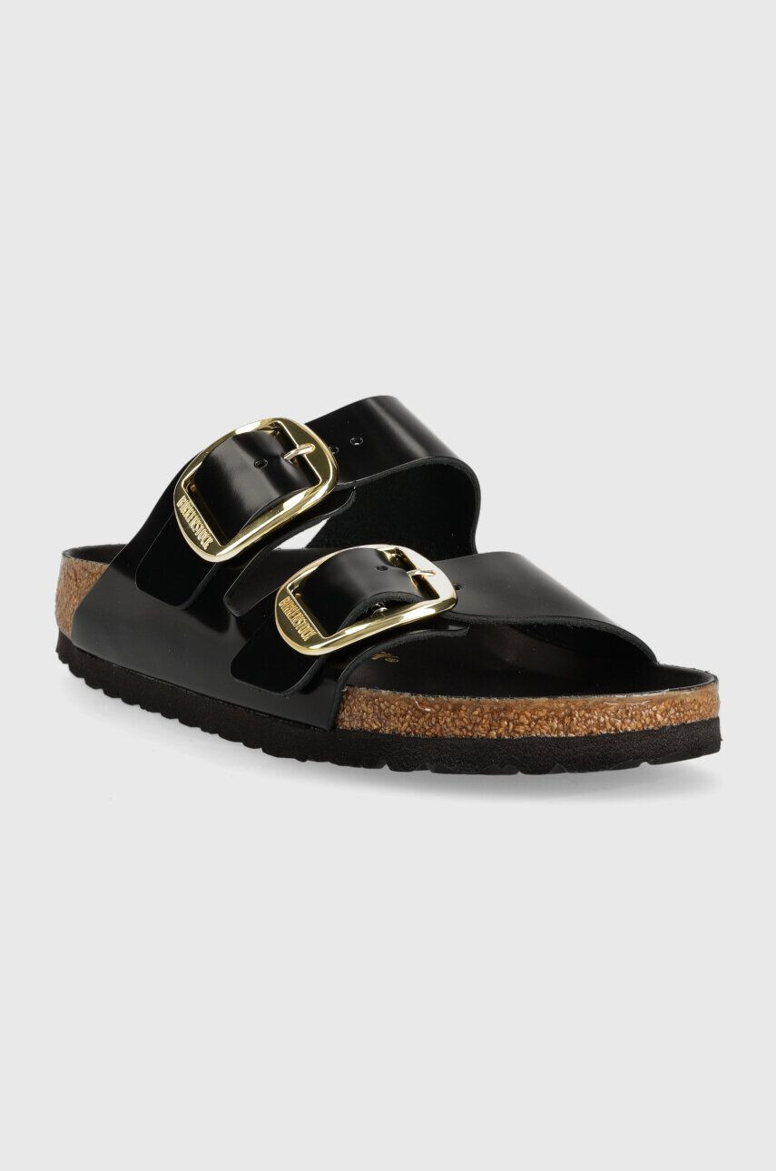 Birkenstock slapi de piele Arizona femei culoarea negru 1021476 - Pled.ro