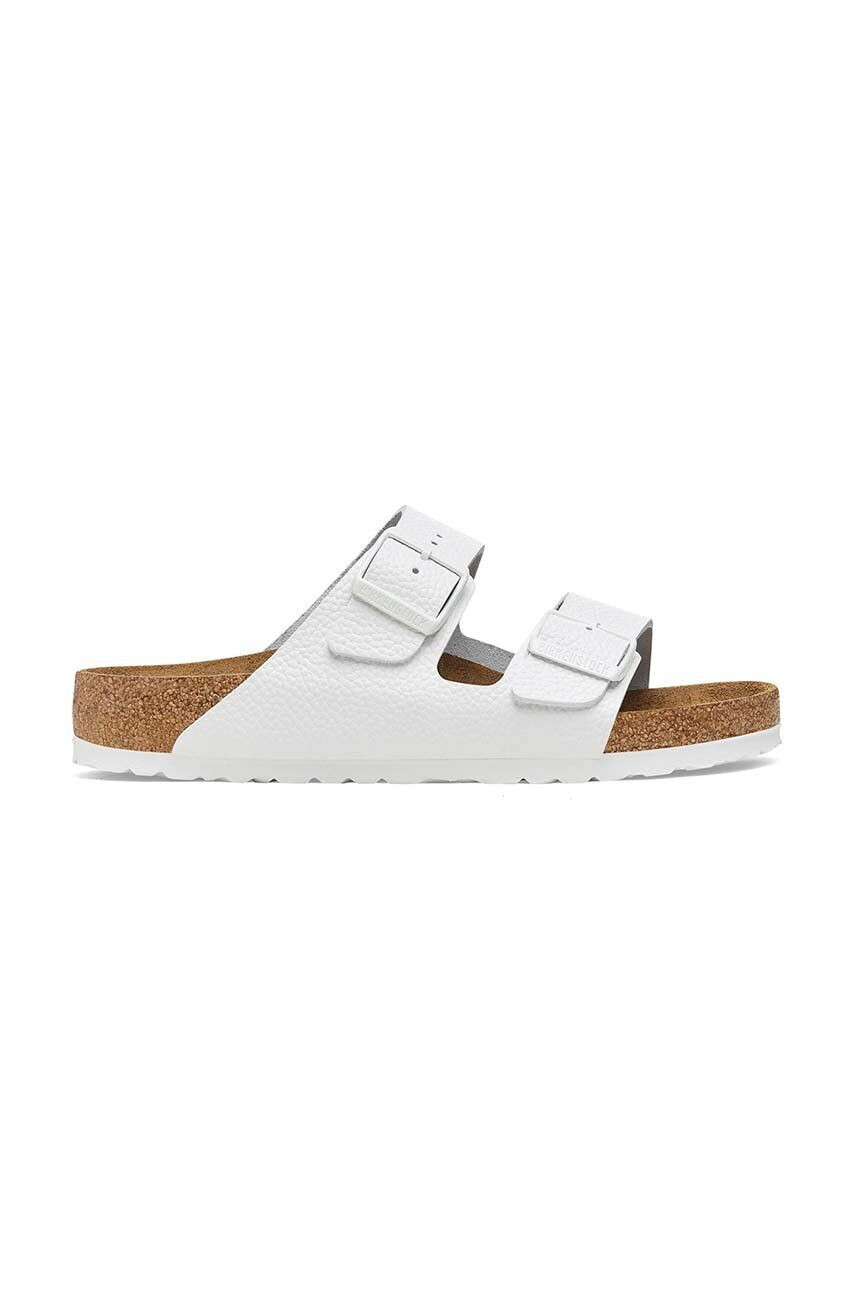 Birkenstock slapi de piele Arizona femei culoarea alb 1025061 - Pled.ro