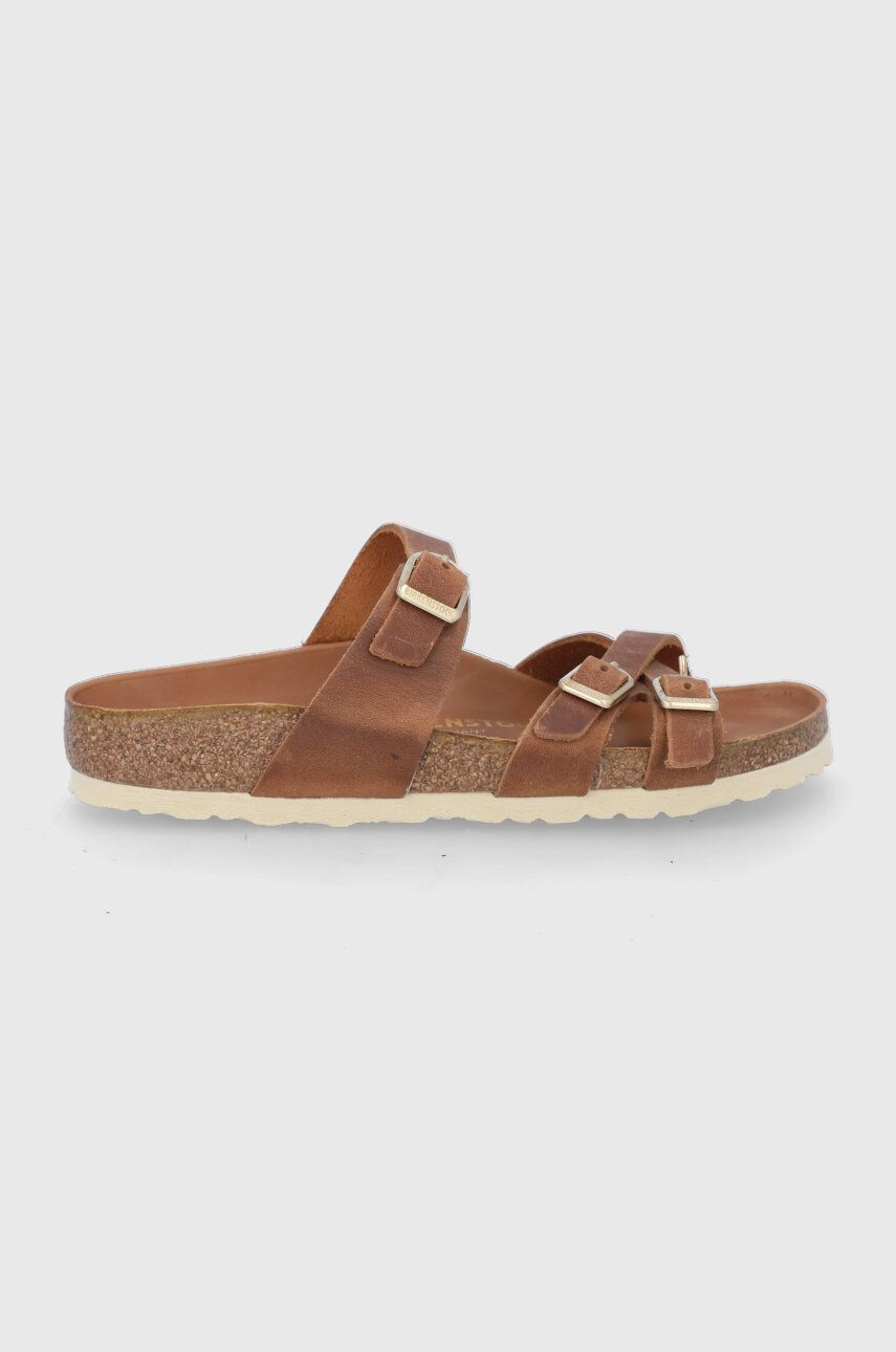 Birkenstock slapi de piele Franca - Pled.ro