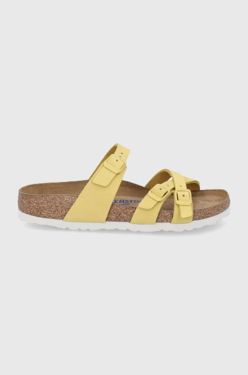 Birkenstock slapi de piele Franca - Pled.ro