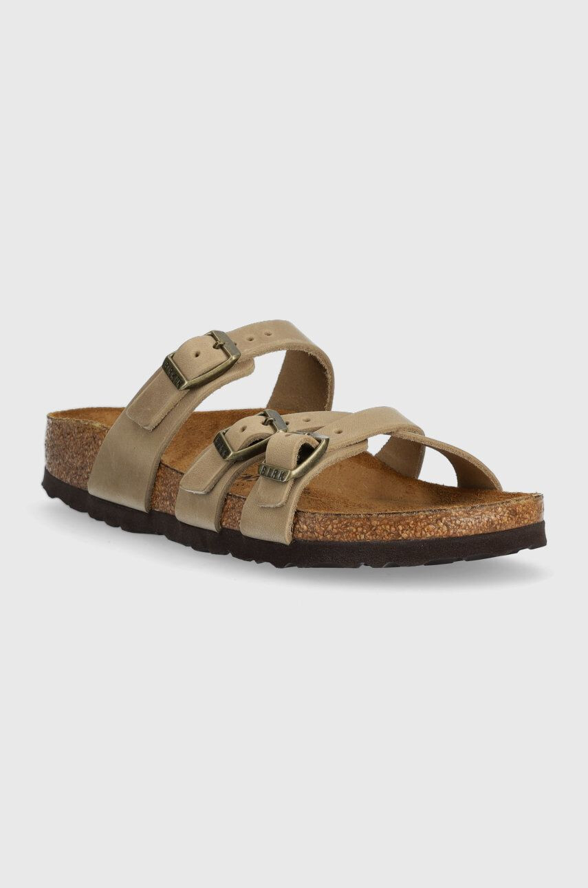 Birkenstock slapi de piele Franca - Pled.ro