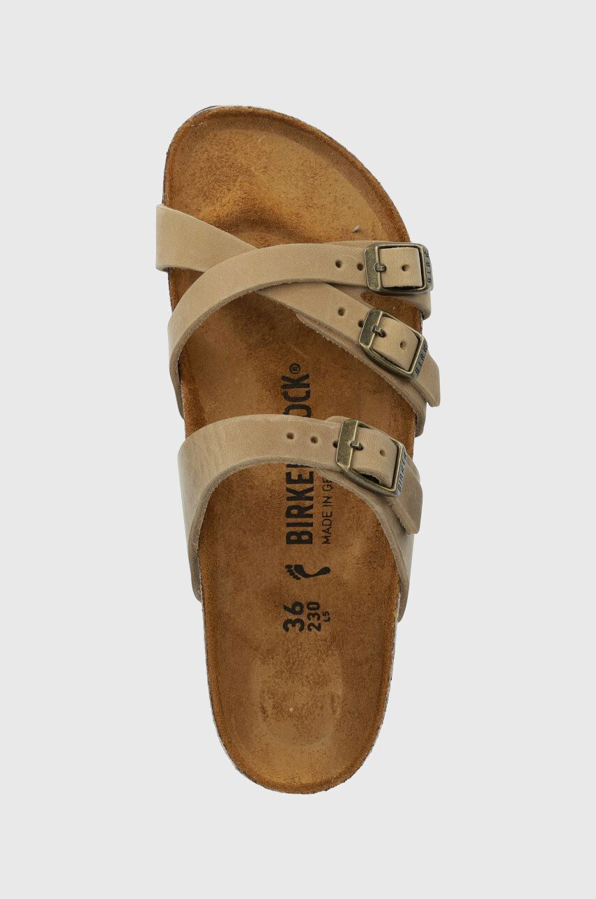 Birkenstock slapi de piele Franca - Pled.ro