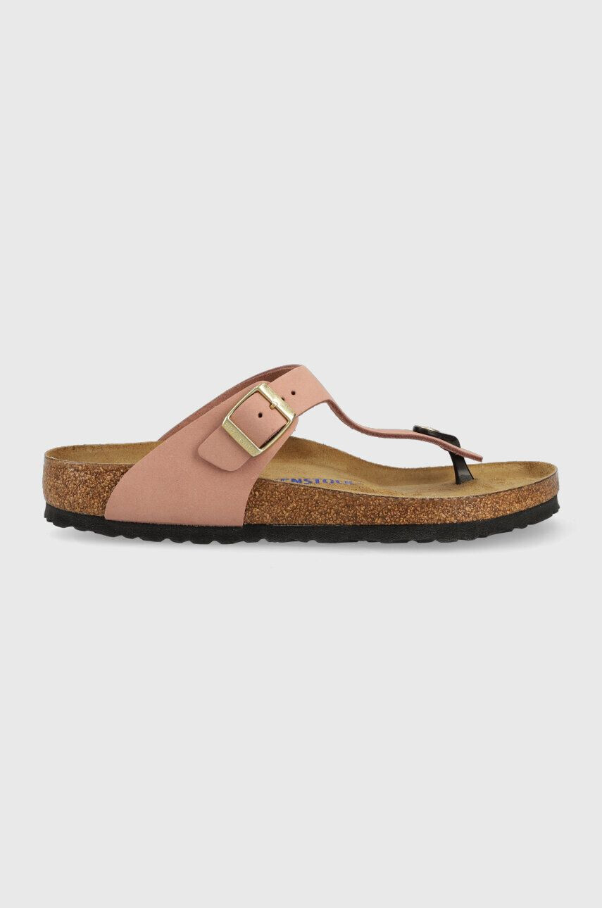 Birkenstock Gizeh culoarea roz cu toc plat 1024024 - Pled.ro