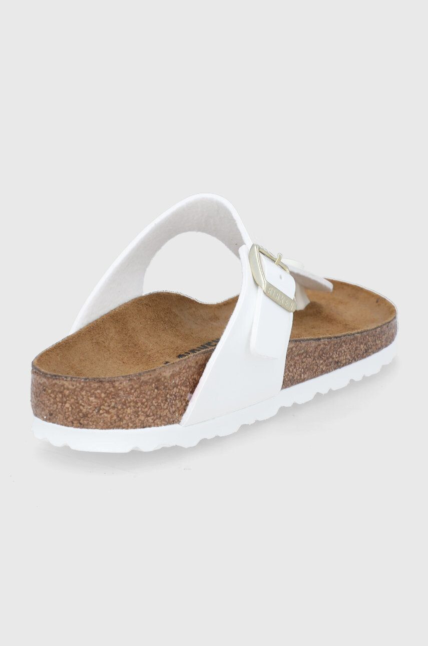 Birkenstock șlapi Gizeh femei culoarea alb cu toc plat 1005300-White - Pled.ro