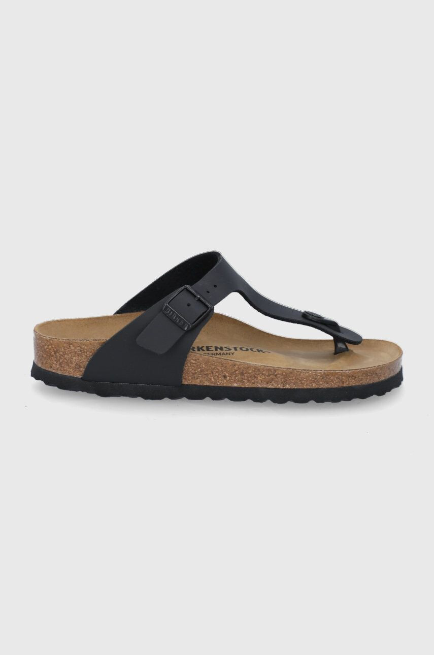 Birkenstock Șlapi Gizeh femei culoarea negru cu toc plat 43693-Black - Pled.ro