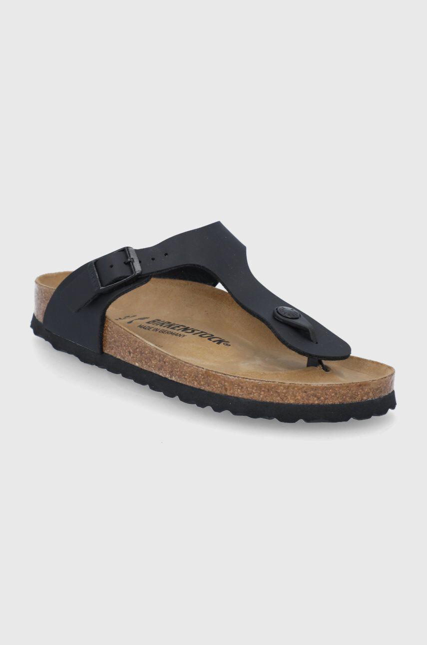 Birkenstock Șlapi Gizeh femei culoarea negru cu toc plat 43693-Black - Pled.ro