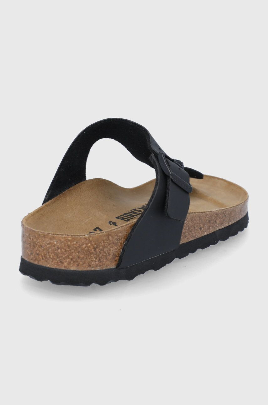 Birkenstock Șlapi Gizeh femei culoarea negru cu toc plat 43693-Black - Pled.ro