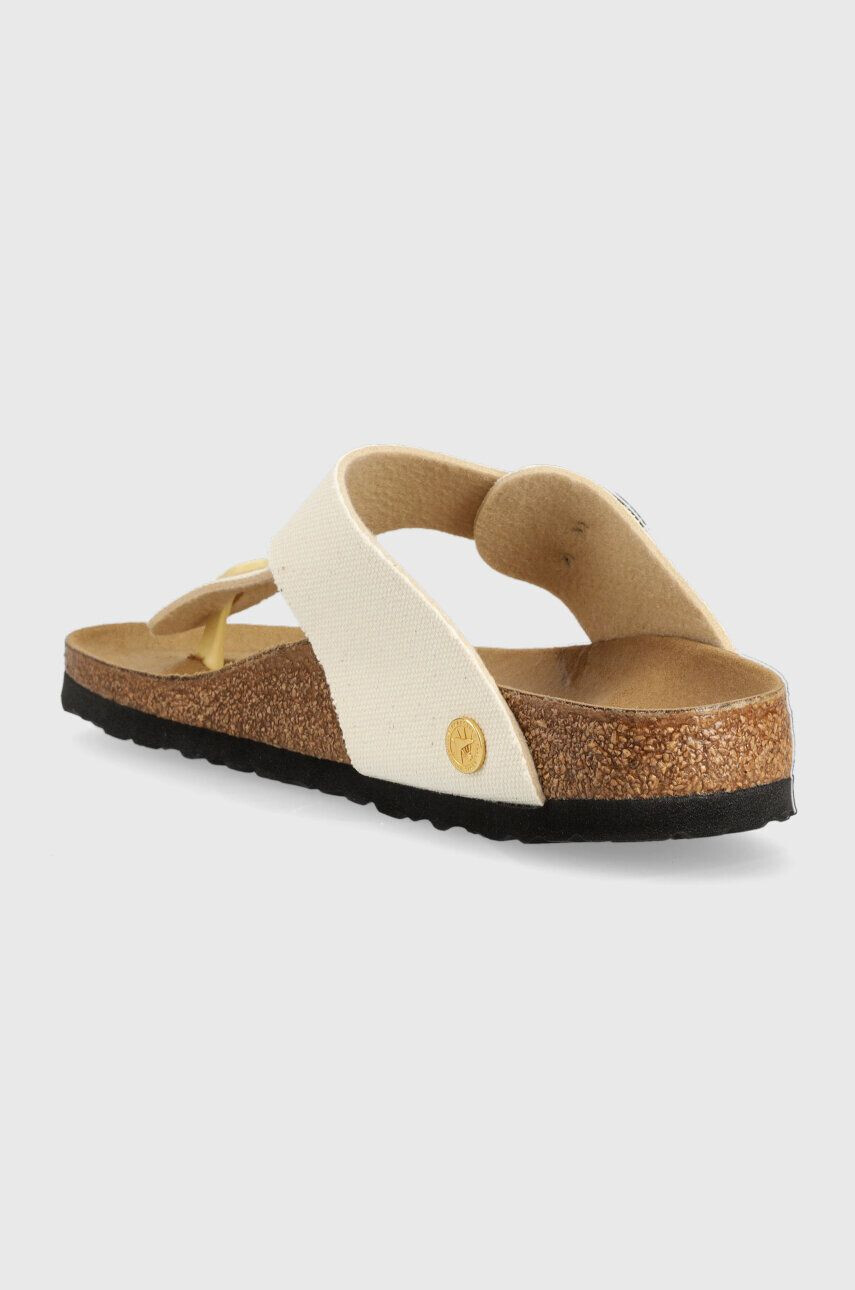 Birkenstock slapi Gizeh femei culoarea bej cu toc plat 1025503 - Pled.ro