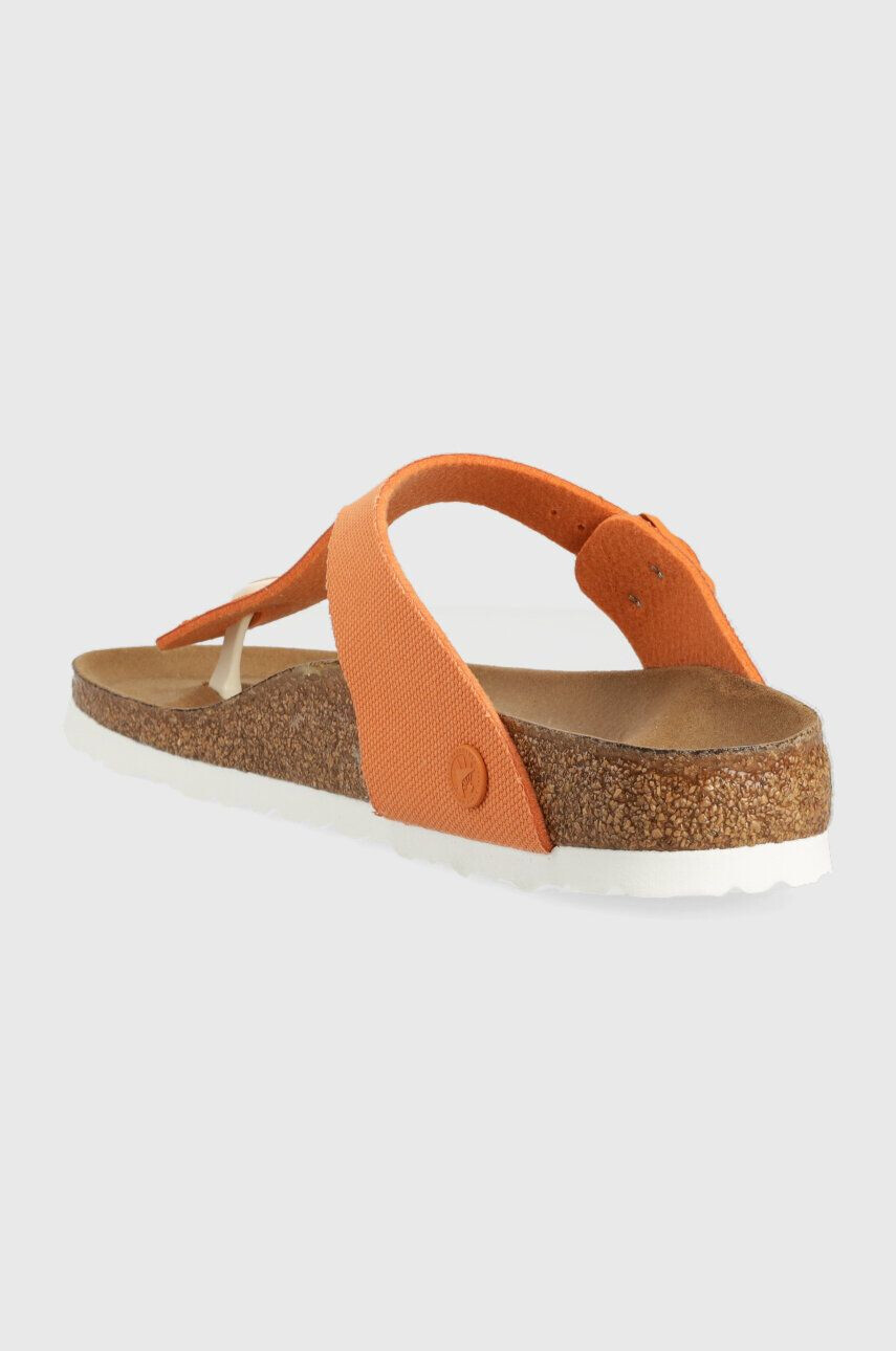 Birkenstock slapi Gizeh femei culoarea portocaliu cu toc plat 1025560 - Pled.ro