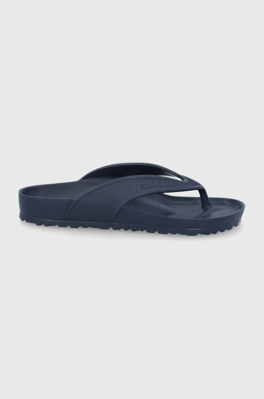 Birkenstock Șlapi Honolulu bărbați culoarea albastru marin - Pled.ro