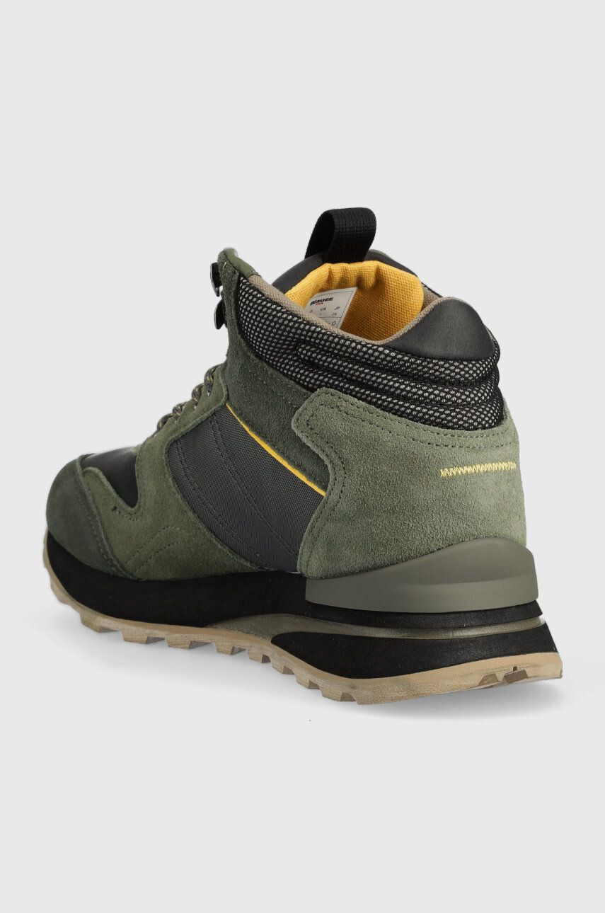 Blauer pantofi inalti Mars barbati culoarea verde - Pled.ro