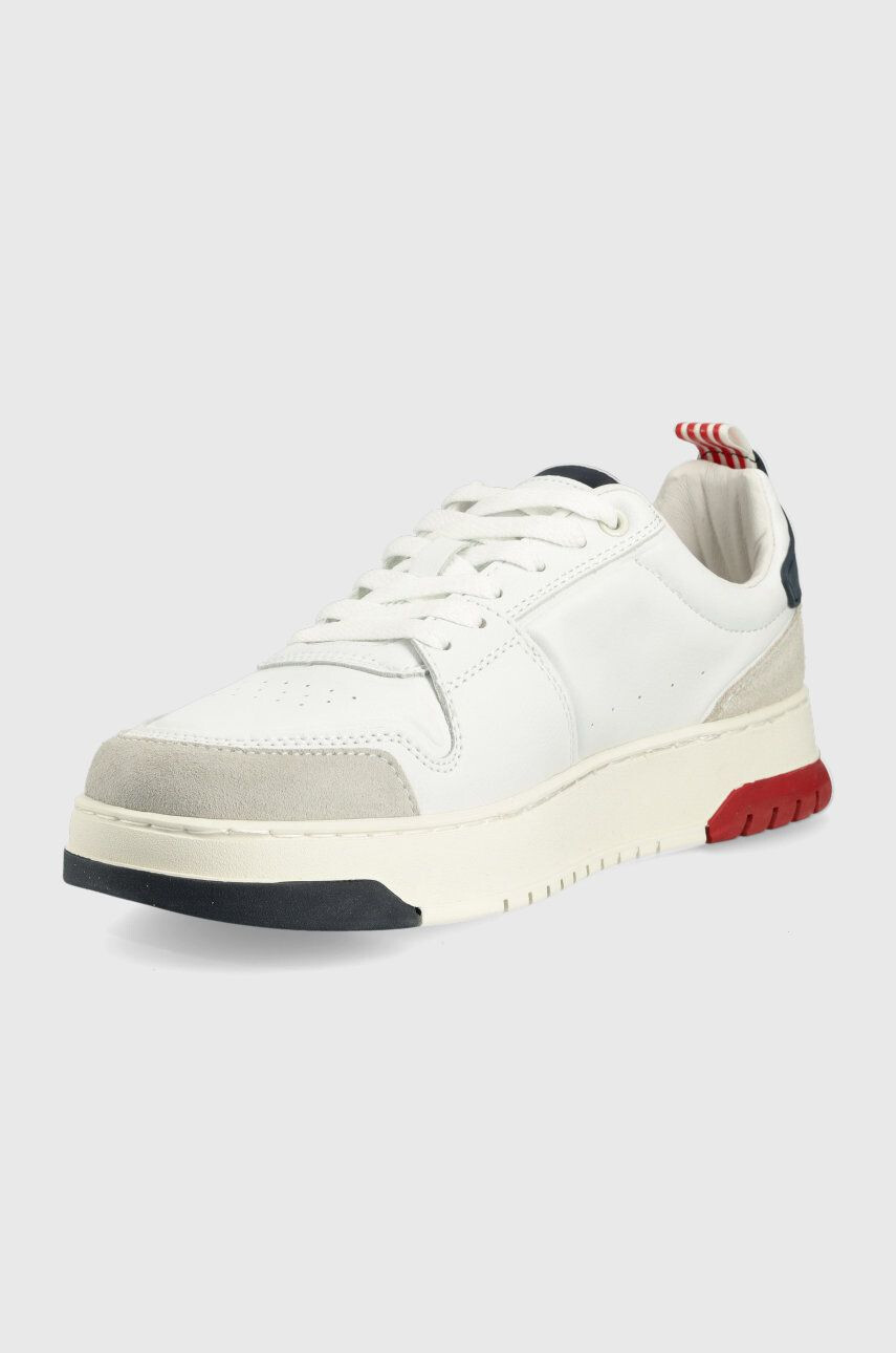 Blauer sneakers culoarea alb - Pled.ro