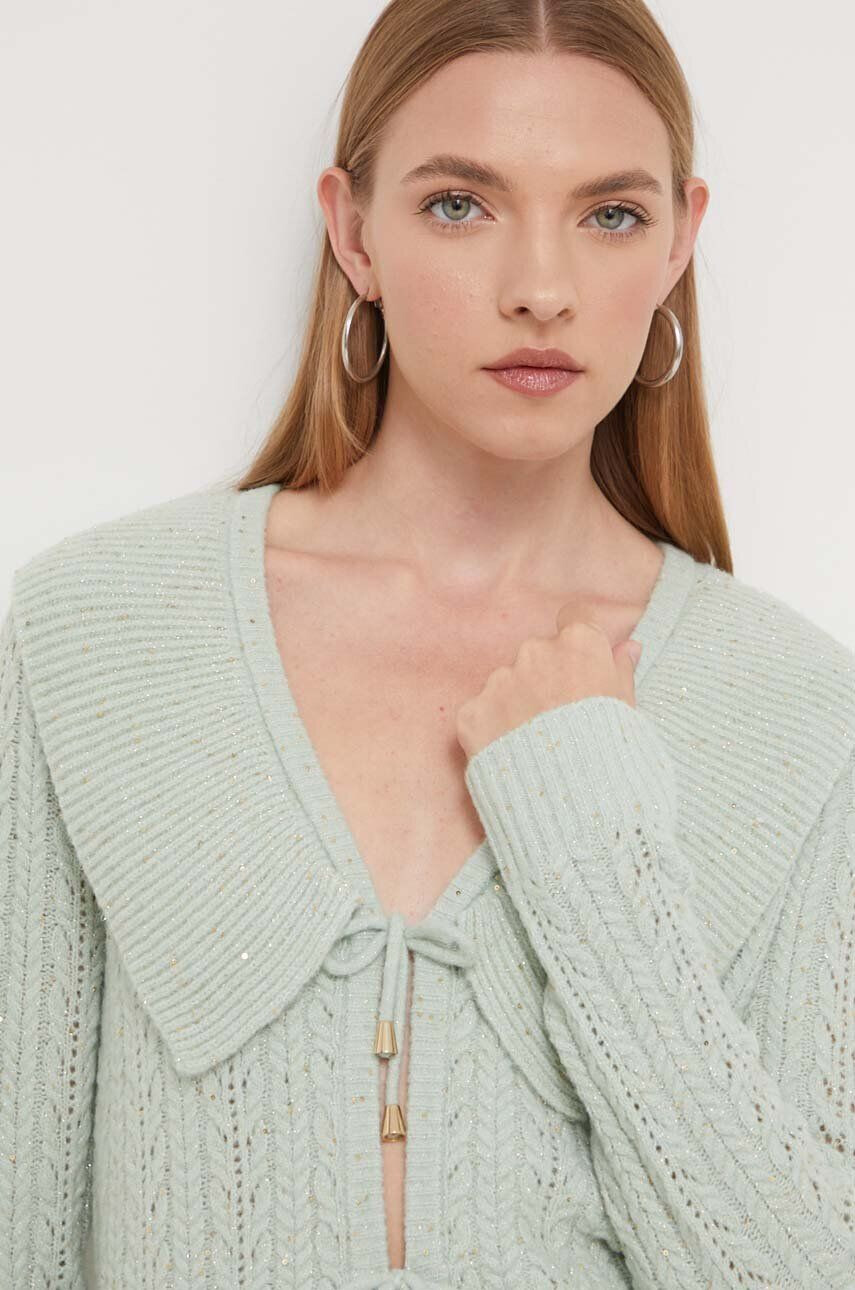 Blugirl Blumarine cardigan din amestec de lana culoarea verde - Pled.ro