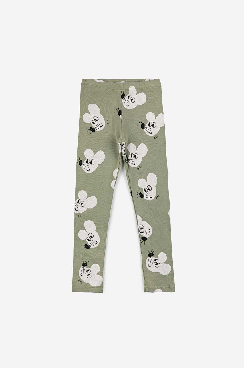 Bobo Choses leggins copii culoarea verde modelator - Pled.ro