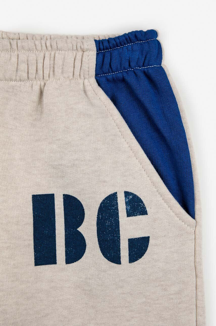 Bobo Choses pantaloni de trening din bumbac pentru copii culoarea bej modelator - Pled.ro