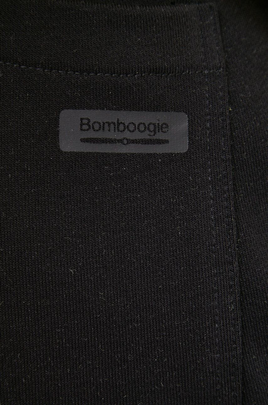 Bomboogie pantaloni de trening barbati culoarea negru neted - Pled.ro