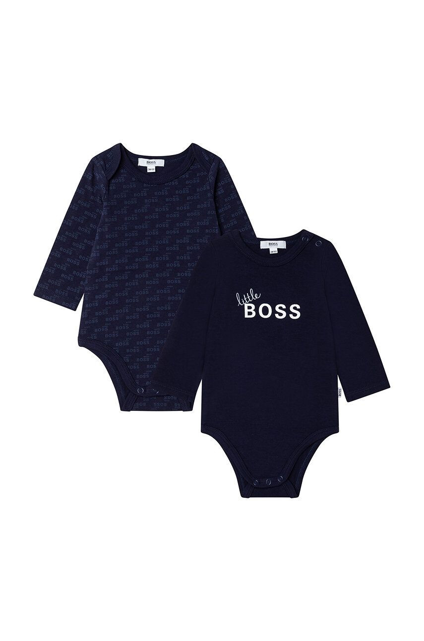 Boss Body bebe (2-pack) culoarea albastru marin - Pled.ro