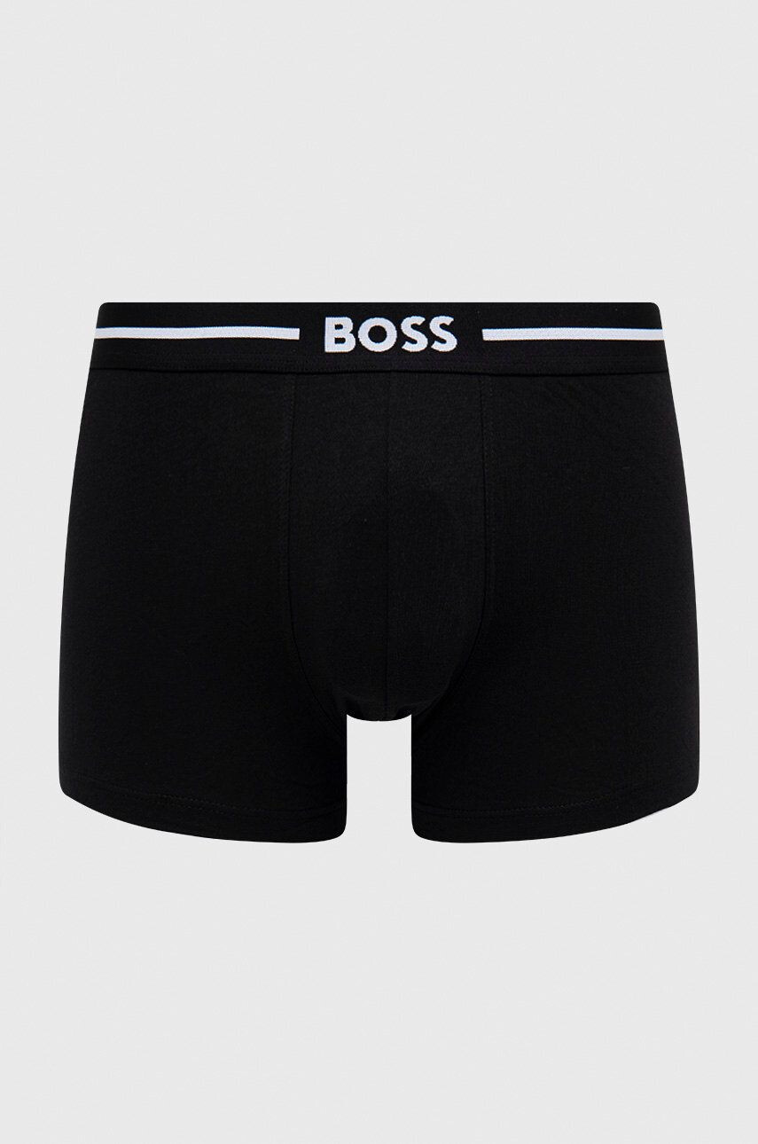 Boss boxeri 3 pack barbati culoarea negru - Pled.ro