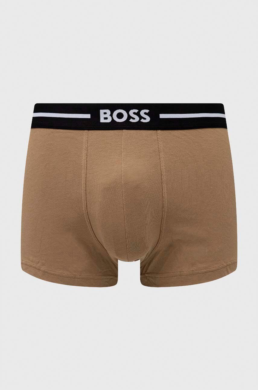 Boss boxeri 3-pack barbati culoarea alb - Pled.ro