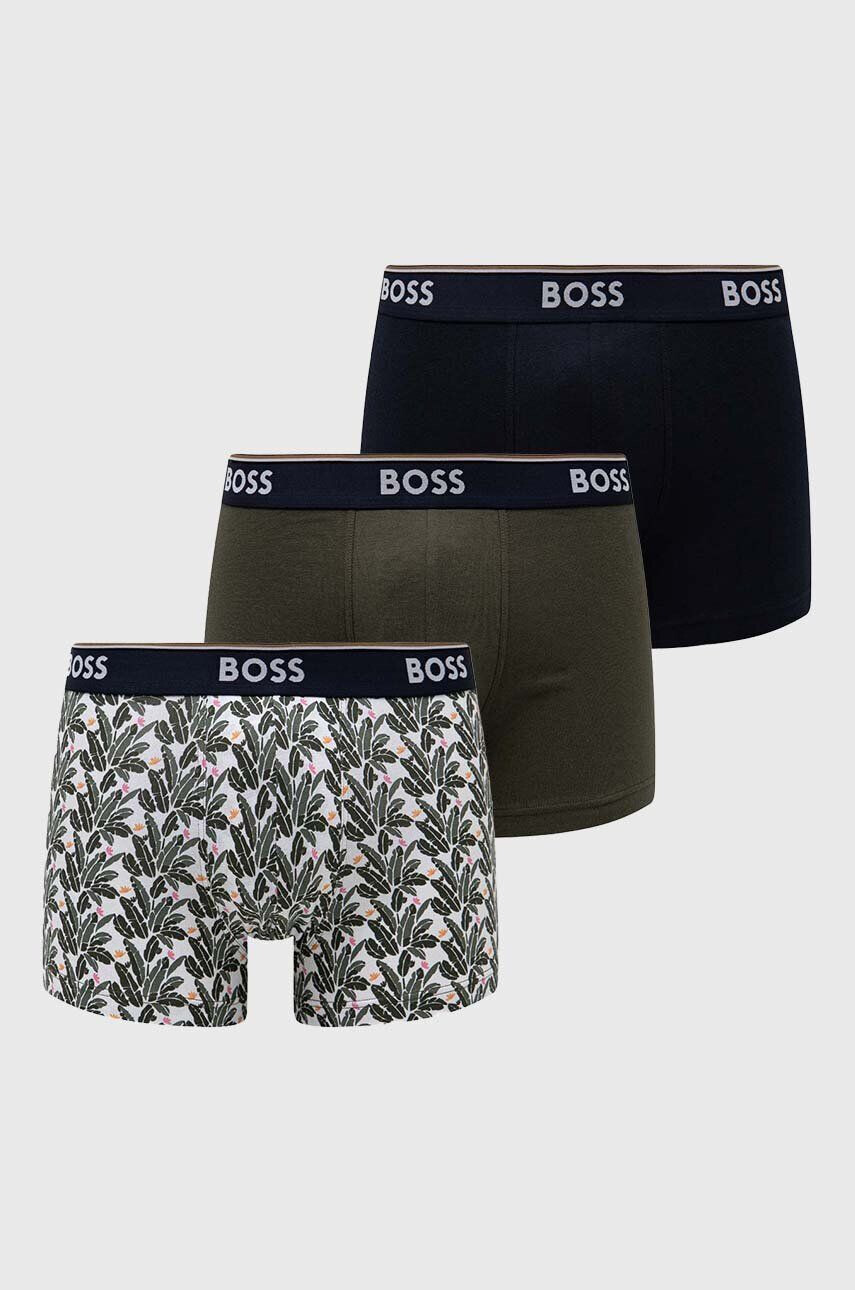 Boss boxeri 3-pack barbati culoarea negru - Pled.ro