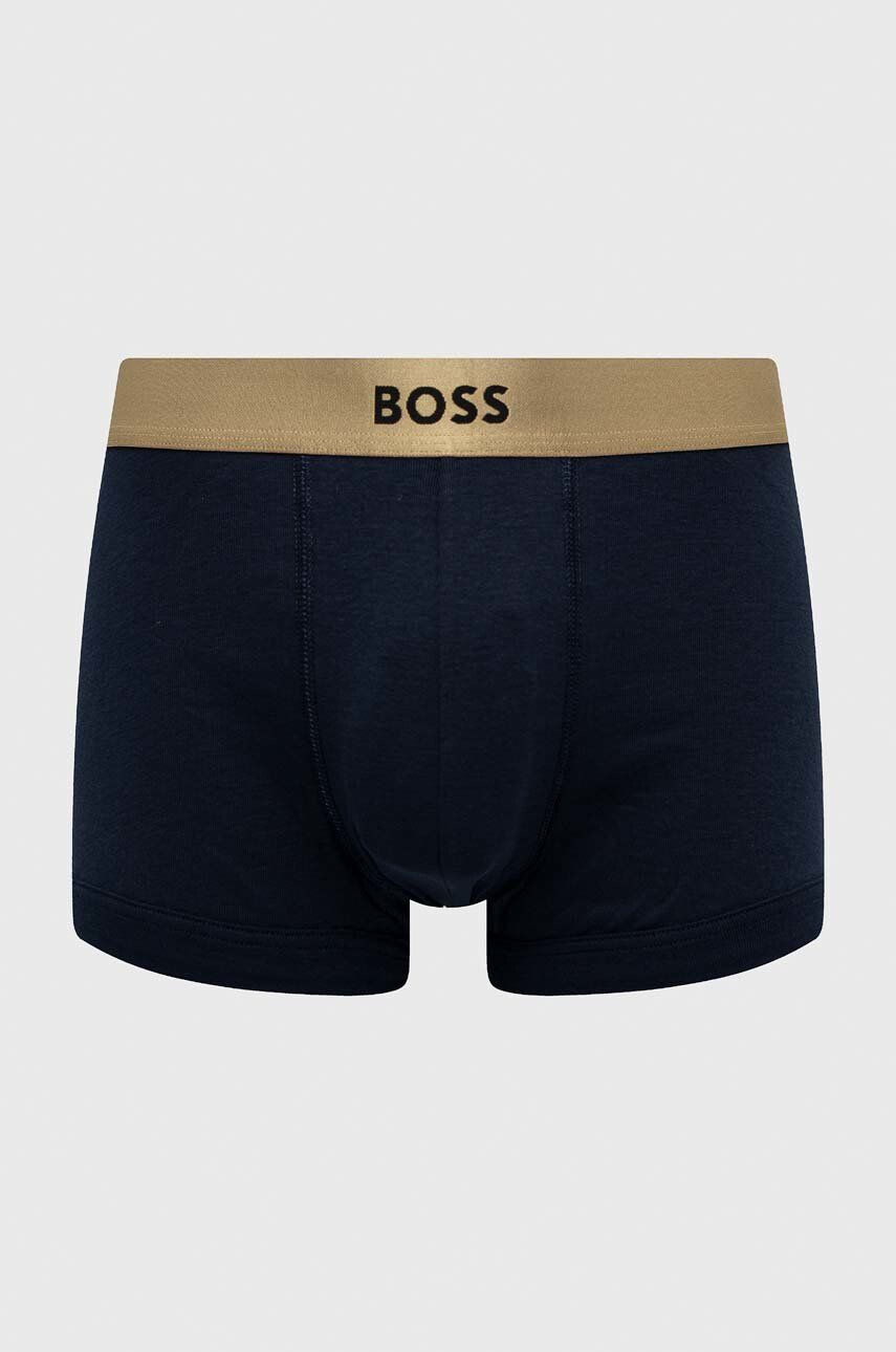 Boss boxeri de bumbac 2-pack culoarea rosu - Pled.ro