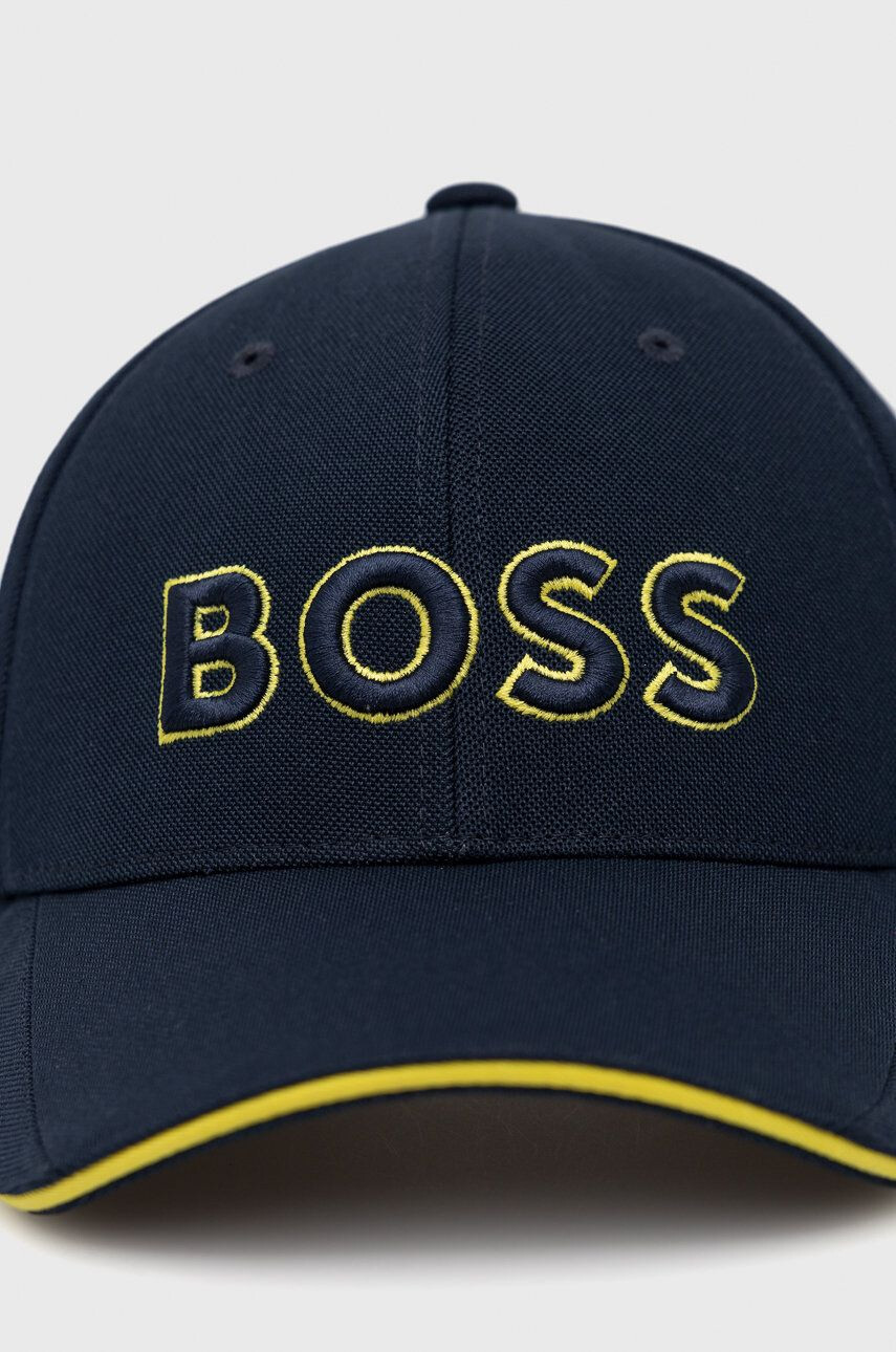 Boss Green BOSS sapca culoarea albastru marin cu imprimeu - Pled.ro