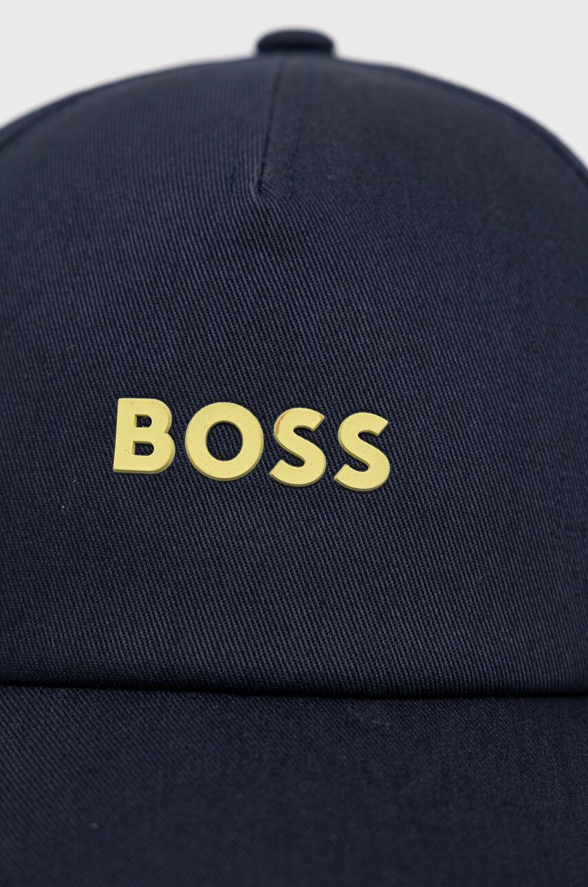 Boss Orange BOSS șapcă din bumbac Boss Casual culoarea albastru marin cu imprimeu - Pled.ro