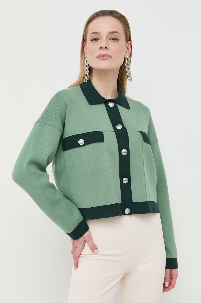 Boss cardigan femei culoarea verde light - Pled.ro