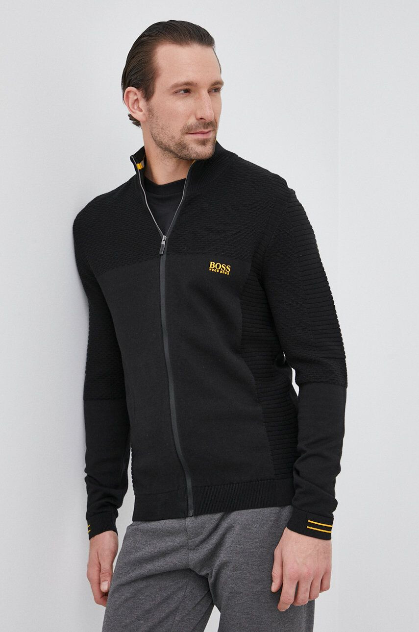 Boss cardigan din bumbac Athleisure - Pled.ro