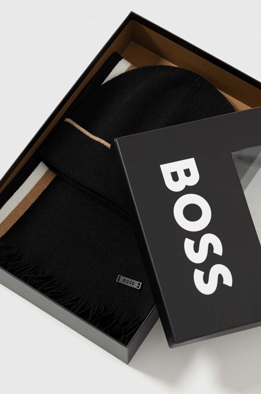 Boss compleu culoarea negru - Pled.ro