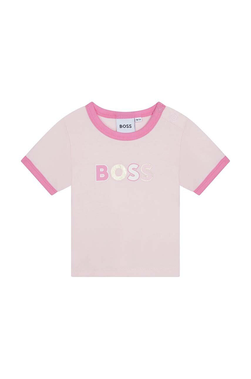 Boss compleu bebe culoarea roz - Pled.ro