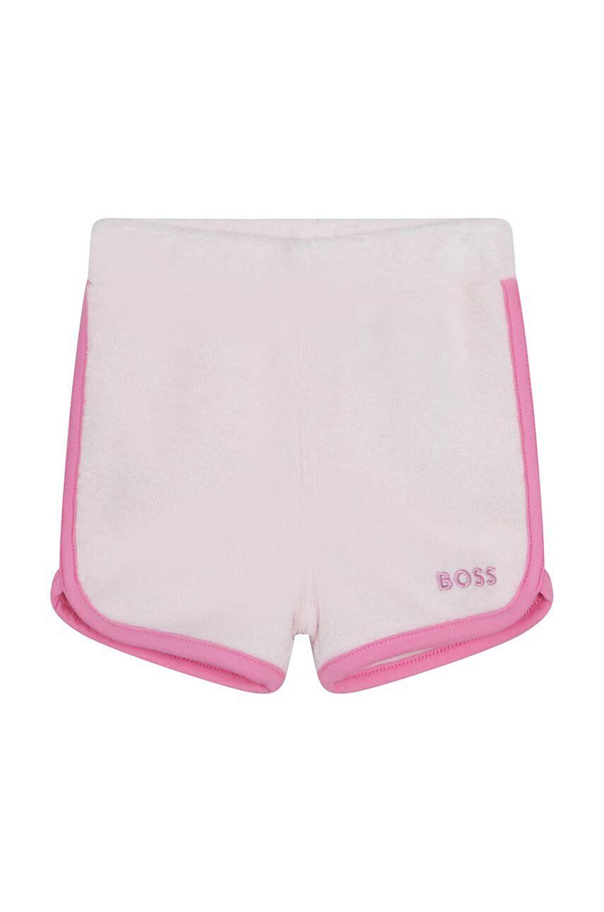 Boss compleu bebe culoarea roz - Pled.ro