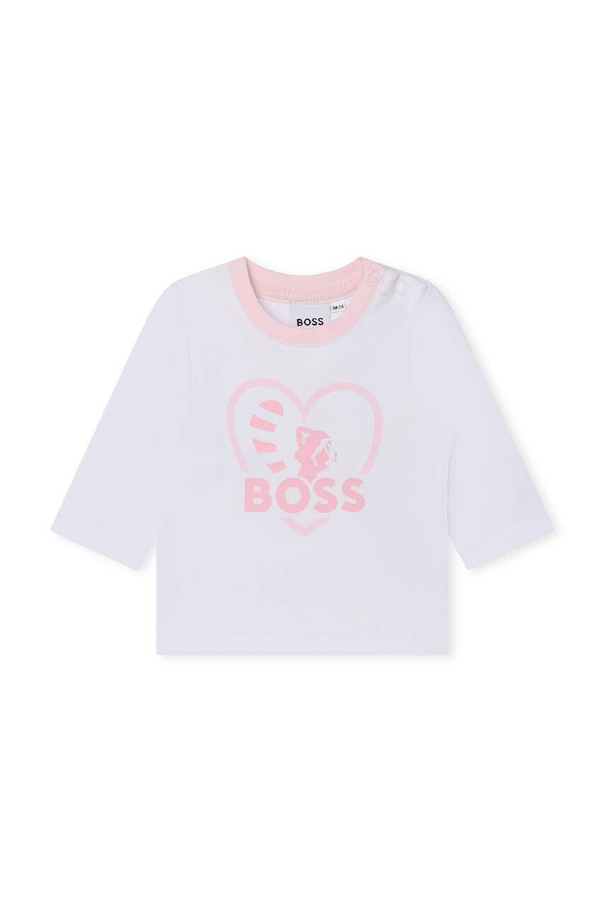 Boss compleu bebe 3-pack culoarea roz - Pled.ro