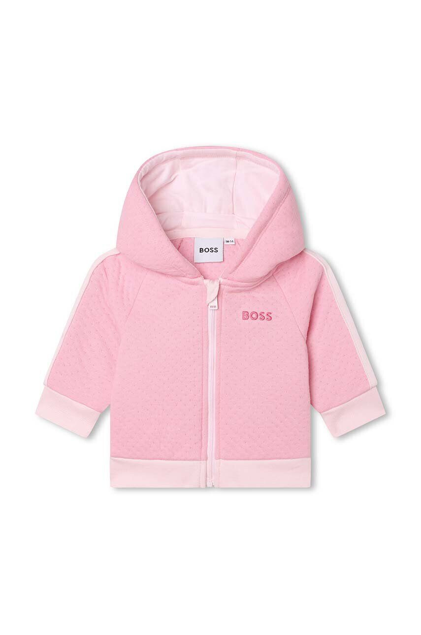 Boss compleu bebe culoarea roz - Pled.ro