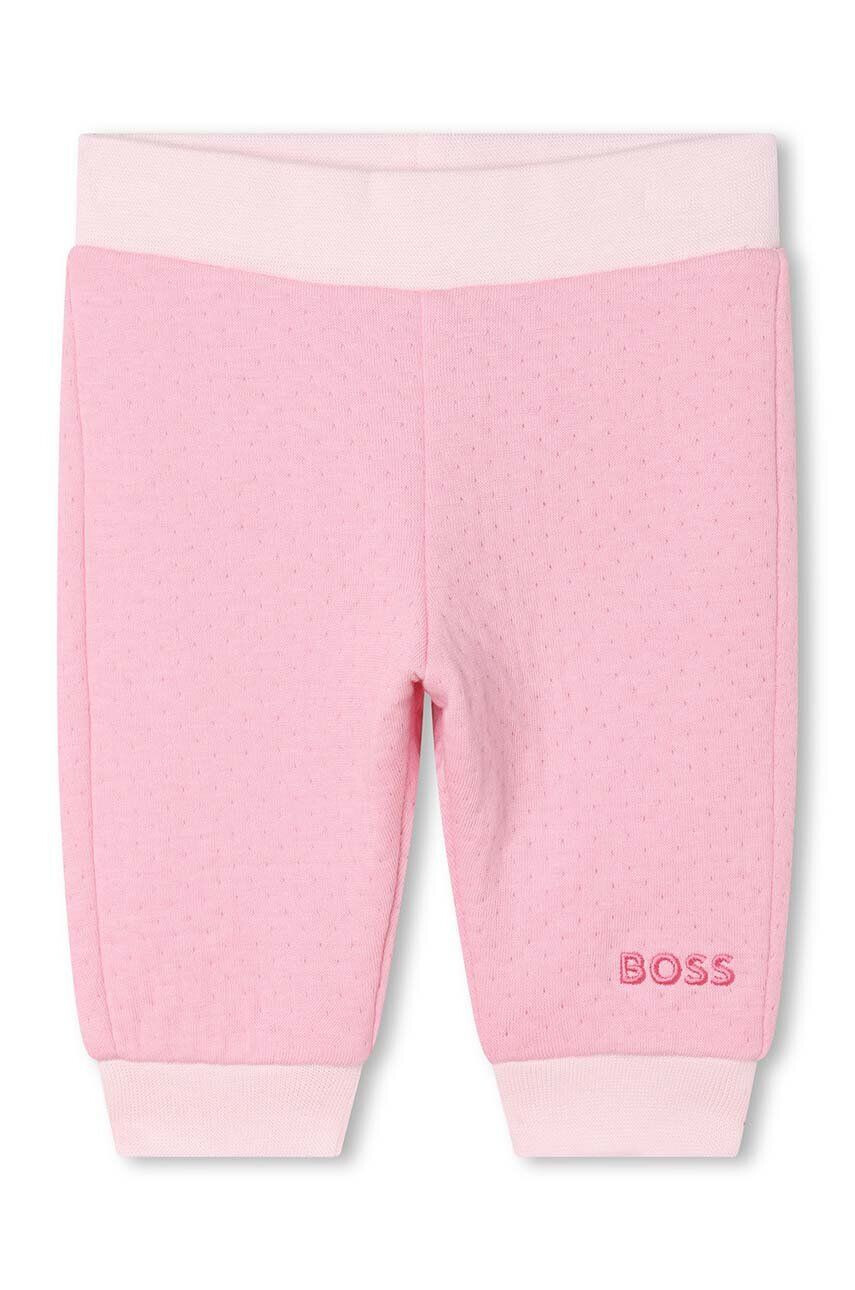 Boss compleu bebe culoarea roz - Pled.ro