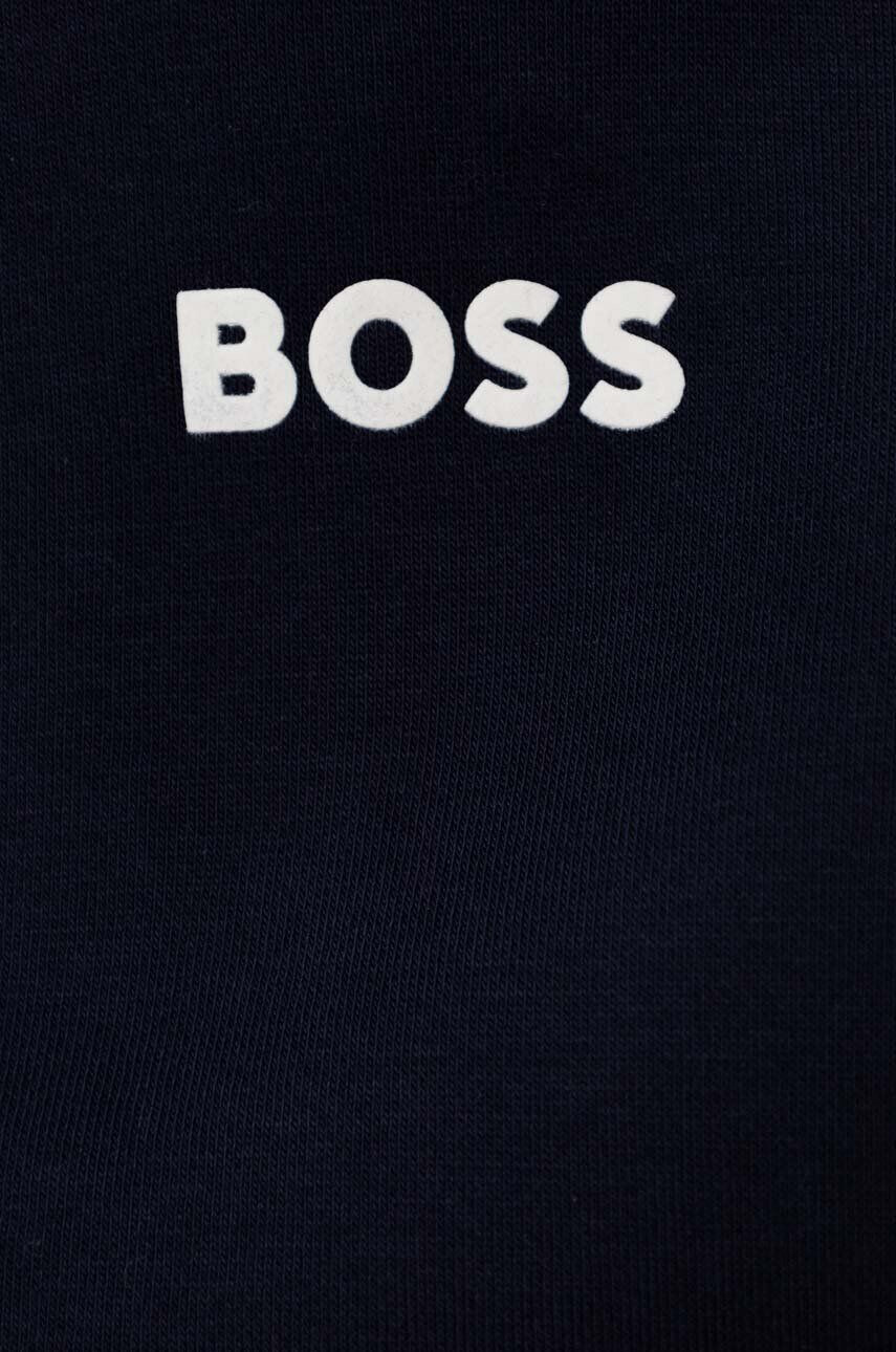 Boss compleu copii culoarea albastru marin - Pled.ro