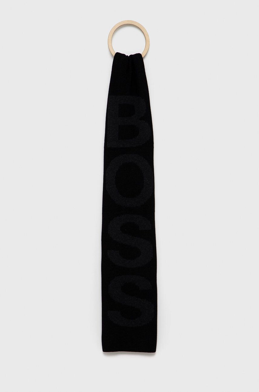 Boss Orange BOSS esarfa din amestec de lana Boss Casual culoarea rosu modelator - Pled.ro